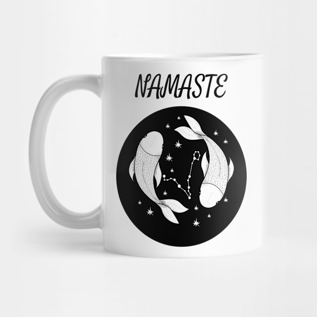 Namaste Pisces by DesignIndex